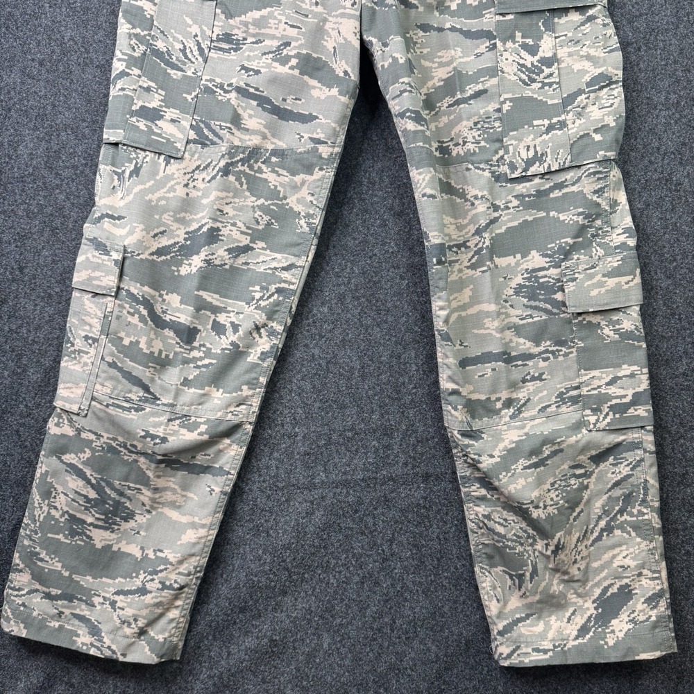 US Air Force ABU Tiger Stripe Cargo Utility Pants Women's 12R Military Ripstop - Picture 2 of 7